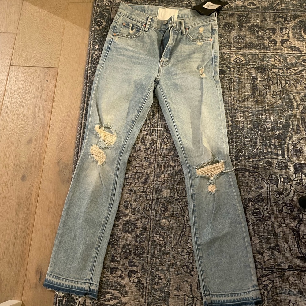 Mother Denim The Rascal Ankle Undone